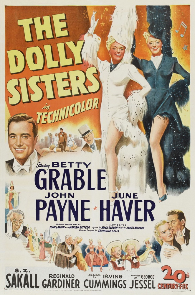 Сестрички Долли / The Dolly Sisters (1945) отзывы. Рецензии. Новости кино. Актеры фильма Сестрички Долли. Отзывы о фильме Сестрички Долли