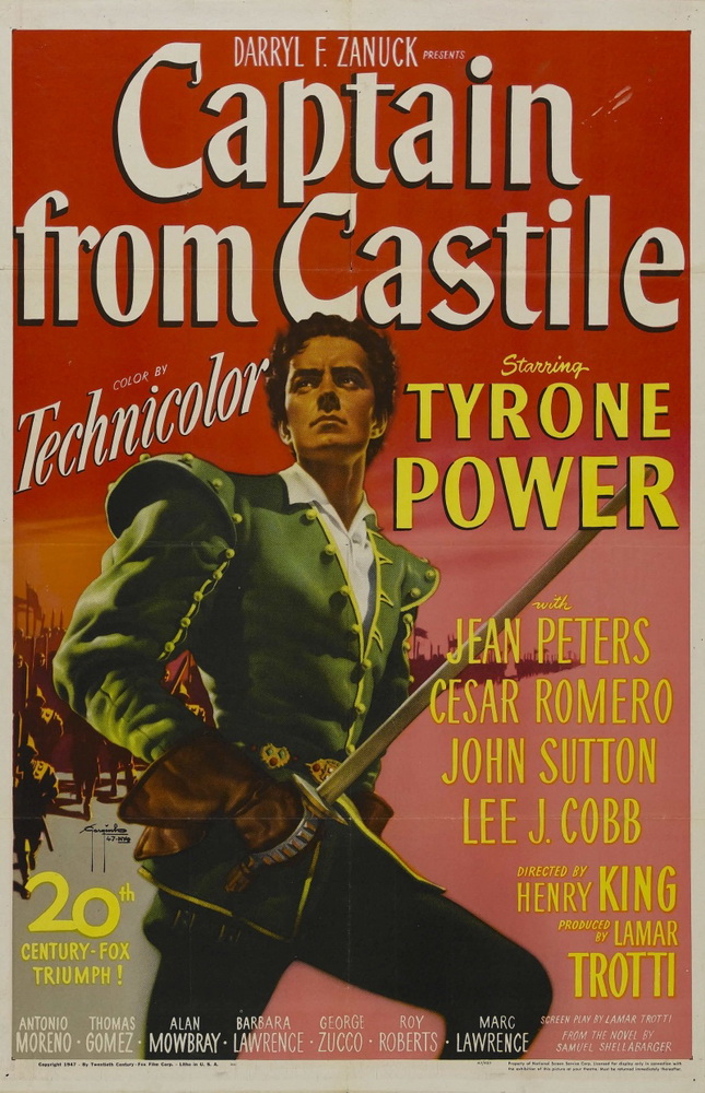 Капитан из Кастильи / Captain from Castile (1947) отзывы. Рецензии. Новости кино. Актеры фильма Капитан из Кастильи. Отзывы о фильме Капитан из Кастильи