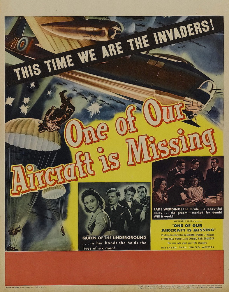 Постер N64696 к фильму Один из наших самолетов не вернулся (1942)