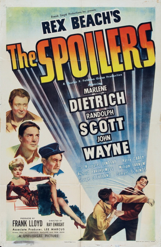 Негодяи / The Spoilers (1942) отзывы. Рецензии. Новости кино. Актеры фильма Негодяи. Отзывы о фильме Негодяи