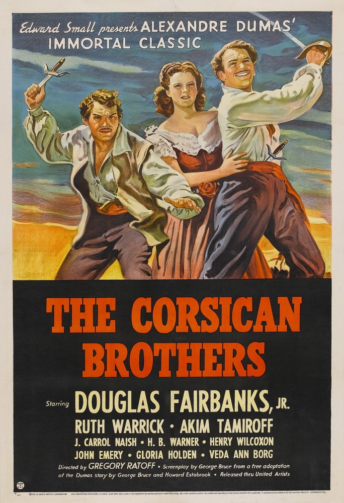 Корсиканские братья / The Corsican Brothers (1941) отзывы. Рецензии. Новости кино. Актеры фильма Корсиканские братья. Отзывы о фильме Корсиканские братья