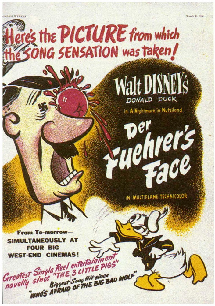 Постер N64752 к мультфильму Лицо Фюрера (1942)