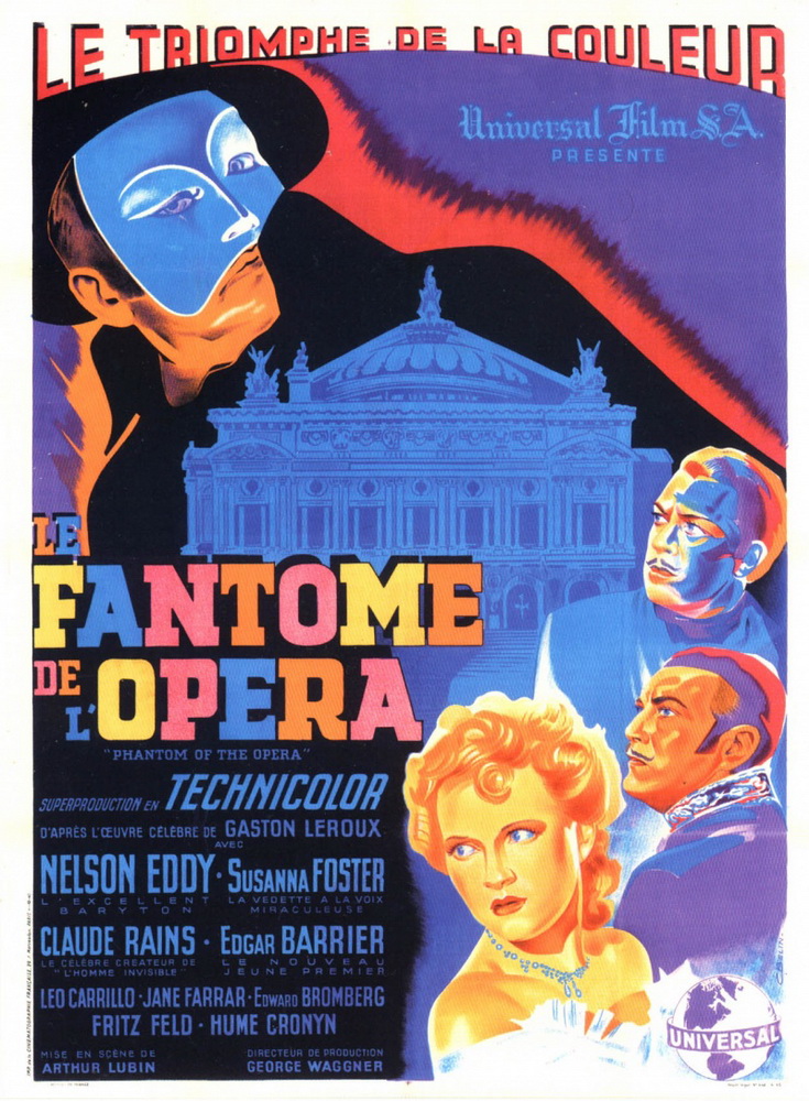 Призрак оперы / Phantom of the Opera (1943) отзывы. Рецензии. Новости кино. Актеры фильма Призрак оперы. Отзывы о фильме Призрак оперы
