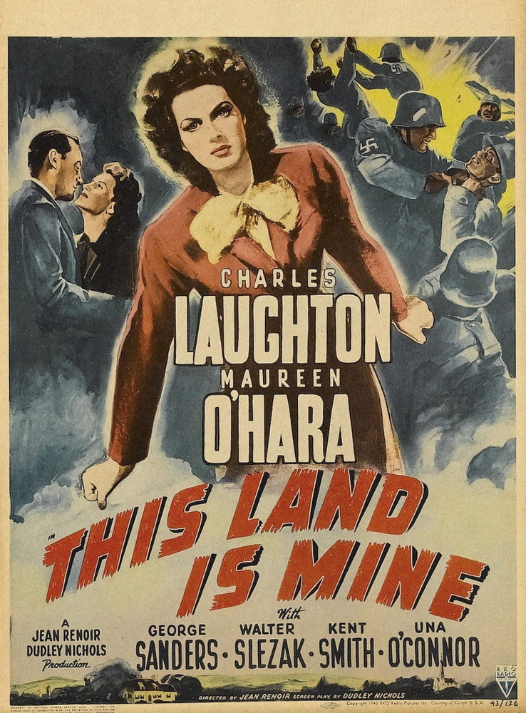 Эта земля моя / This Land Is Mine (1943) отзывы. Рецензии. Новости кино. Актеры фильма Эта земля моя. Отзывы о фильме Эта земля моя
