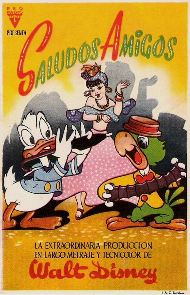 Салют, друзья! / Saludos Amigos (1942) отзывы. Рецензии. Новости кино. Актеры фильма Салют, друзья!. Отзывы о фильме Салют, друзья!