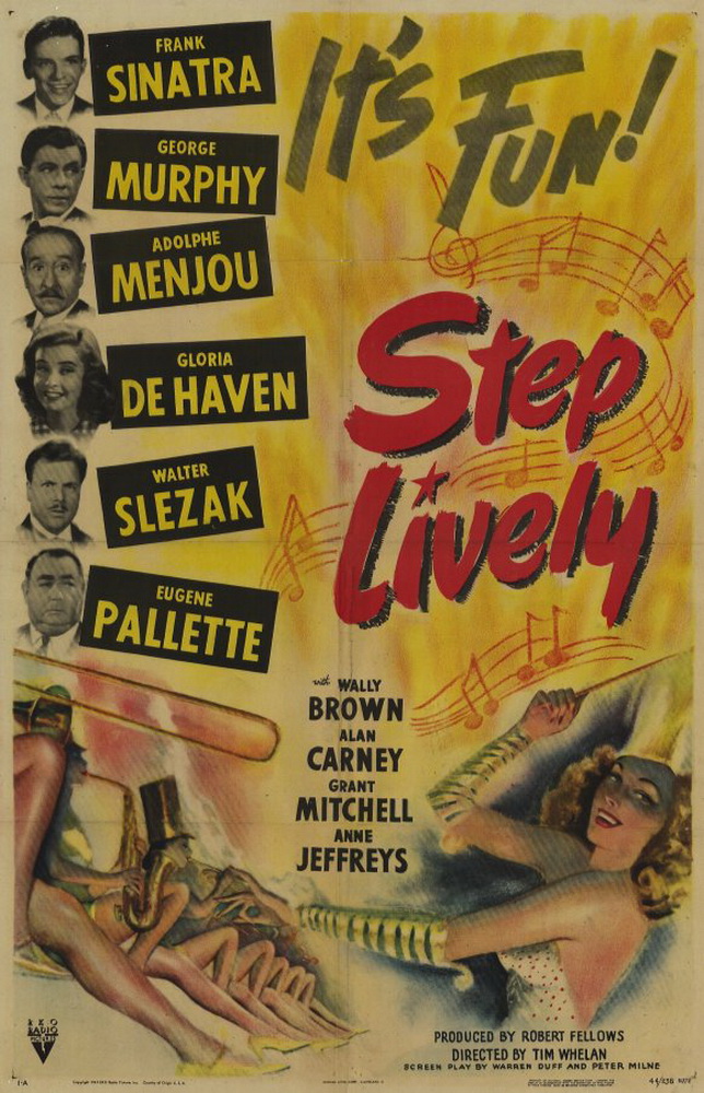 Шагай веселее / Step Lively (1944) отзывы. Рецензии. Новости кино. Актеры фильма Шагай веселее. Отзывы о фильме Шагай веселее