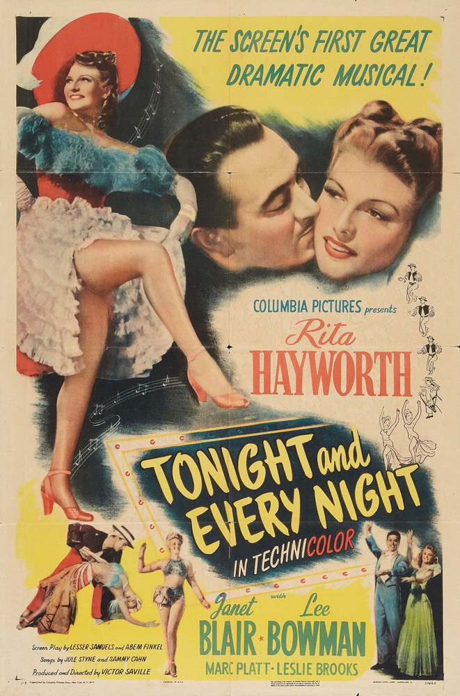 Сегодня вечером и каждый вечер / Tonight and Every Night (1945) отзывы. Рецензии. Новости кино. Актеры фильма Сегодня вечером и каждый вечер. Отзывы о фильме Сегодня вечером и каждый вечер