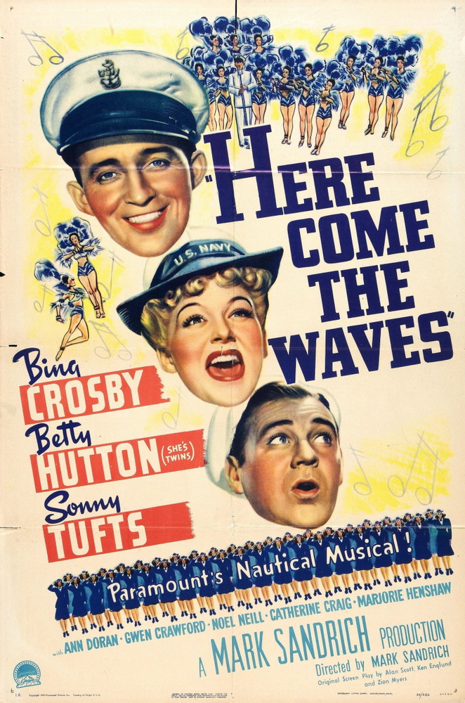 Сюда набегают волны / Here Come the Waves (1944) отзывы. Рецензии. Новости кино. Актеры фильма Сюда набегают волны. Отзывы о фильме Сюда набегают волны