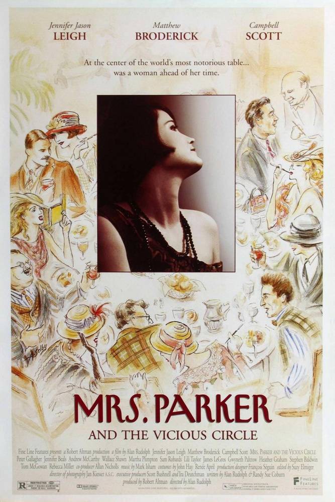 Миссис Паркер и порочный круг / Mrs. Parker and the Vicious Circle (1994) отзывы. Рецензии. Новости кино. Актеры фильма Миссис Паркер и порочный круг. Отзывы о фильме Миссис Паркер и порочный круг