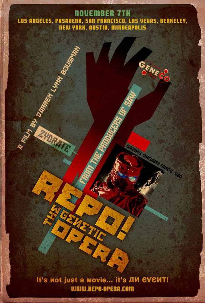 Генетическая опера / Repo! The Genetic Opera (2008) отзывы. Рецензии. Новости кино. Актеры фильма Генетическая опера. Отзывы о фильме Генетическая опера