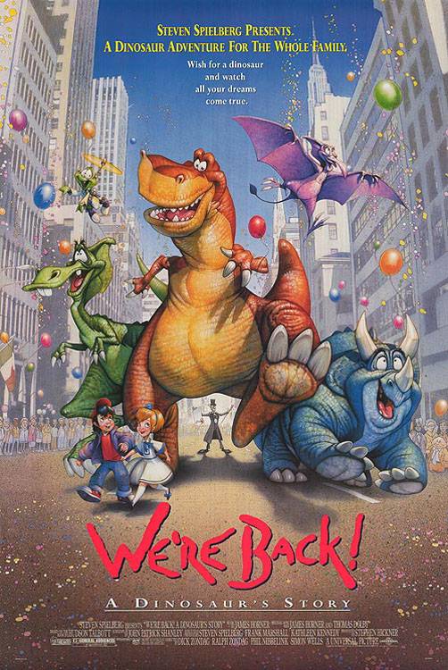Мы вернулись! История динозавра / We`re Back! A Dinosaur`s Story (1993) отзывы. Рецензии. Новости кино. Актеры фильма Мы вернулись! История динозавра. Отзывы о фильме Мы вернулись! История динозавра
