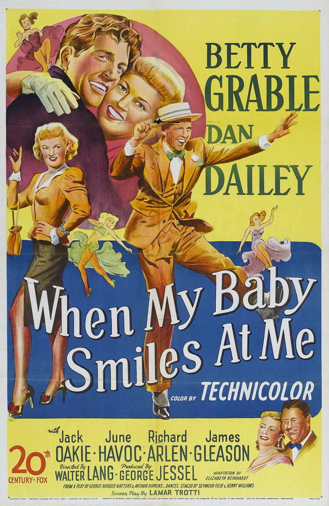 Когда моя крошка улыбается мне / When My Baby Smiles at Me (1948) отзывы. Рецензии. Новости кино. Актеры фильма Когда моя крошка улыбается мне. Отзывы о фильме Когда моя крошка улыбается мне