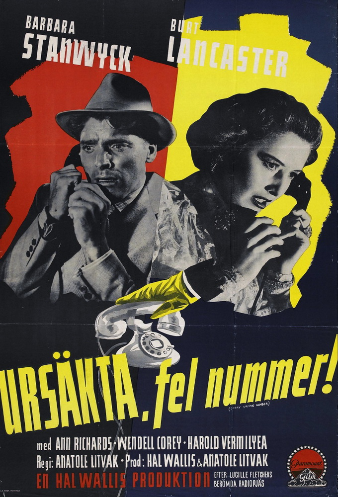 Извините, ошиблись номером / Sorry, Wrong Number (1948) отзывы. Рецензии. Новости кино. Актеры фильма Извините, ошиблись номером. Отзывы о фильме Извините, ошиблись номером