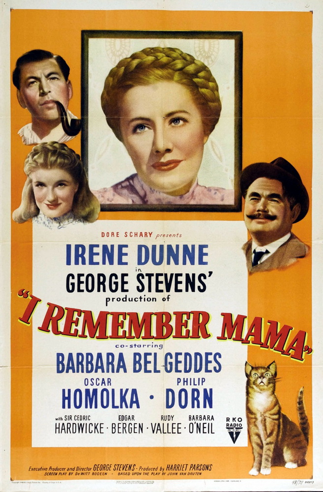 Я помню мaму / I Remember Mama (1948) отзывы. Рецензии. Новости кино. Актеры фильма Я помню мaму. Отзывы о фильме Я помню мaму