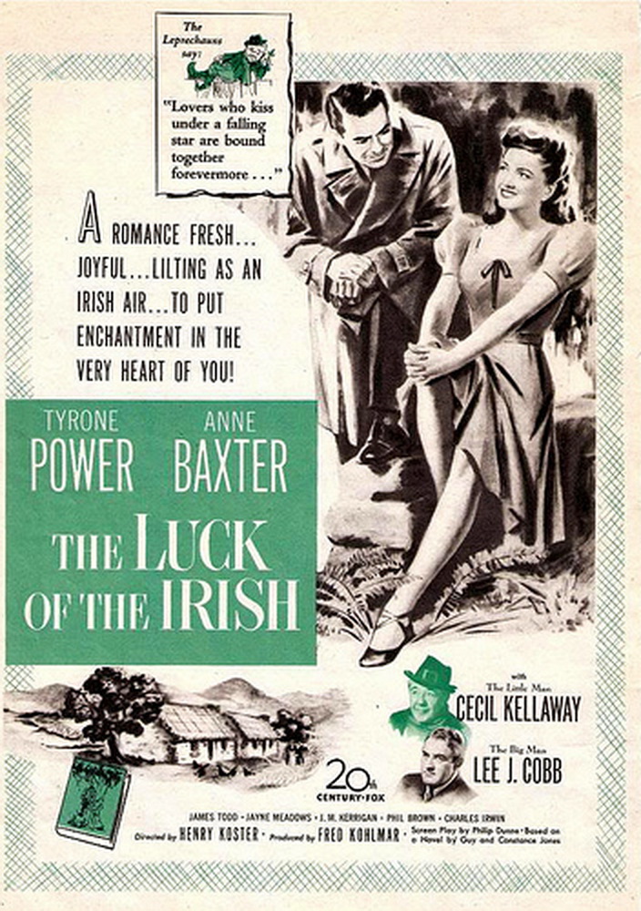 Удача ирландца / The Luck of the Irish (1948) отзывы. Рецензии. Новости кино. Актеры фильма Удача ирландца. Отзывы о фильме Удача ирландца