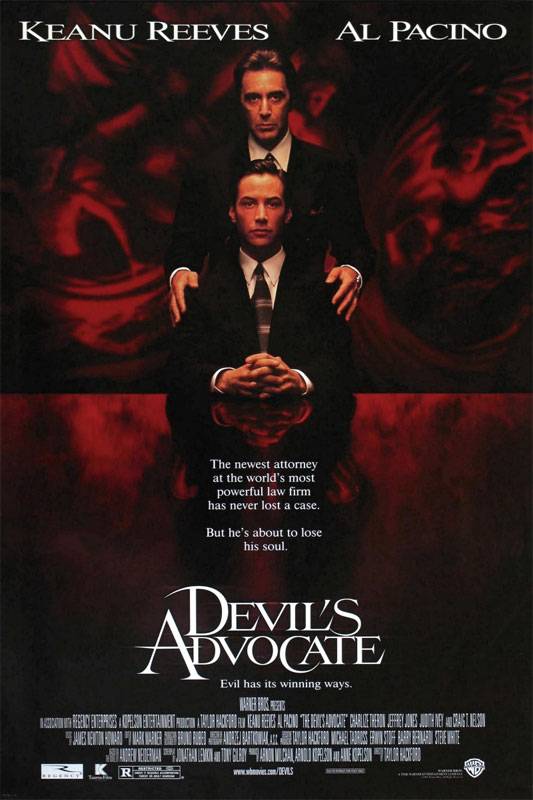 Адвокат дьявола / The Devil`s Advocate (1997) отзывы. Рецензии. Новости кино. Актеры фильма Адвокат дьявола. Отзывы о фильме Адвокат дьявола