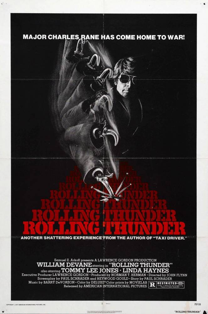 Гремящий гром / Rolling Thunder (1977) отзывы. Рецензии. Новости кино. Актеры фильма Гремящий гром. Отзывы о фильме Гремящий гром