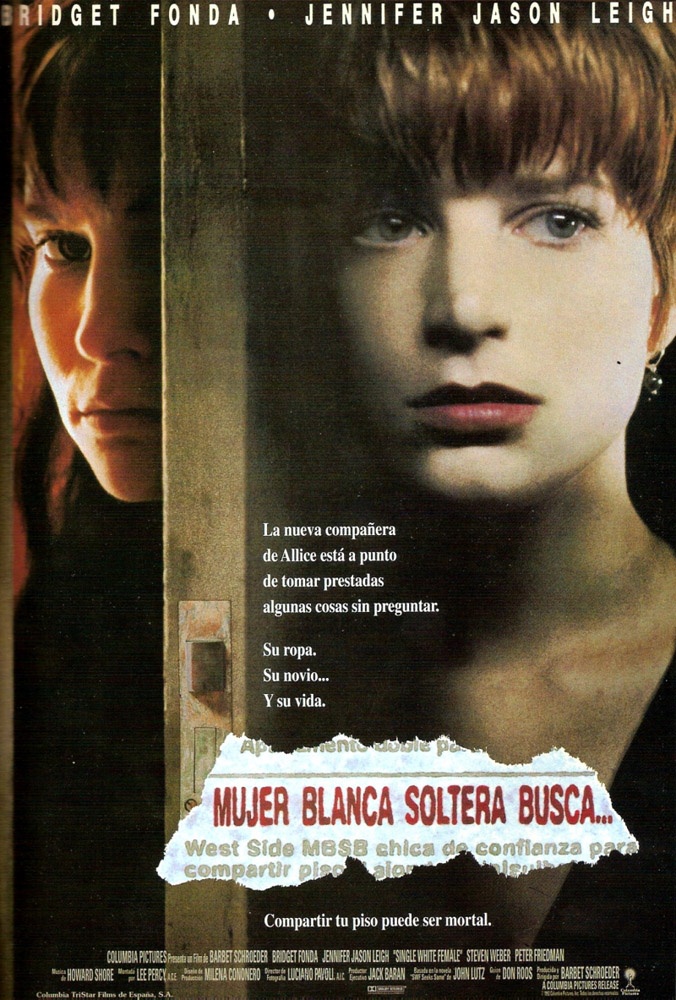 Одинокая белая женщина / Single White Female (1992) отзывы. Рецензии. Новости кино. Актеры фильма Одинокая белая женщина. Отзывы о фильме Одинокая белая женщина