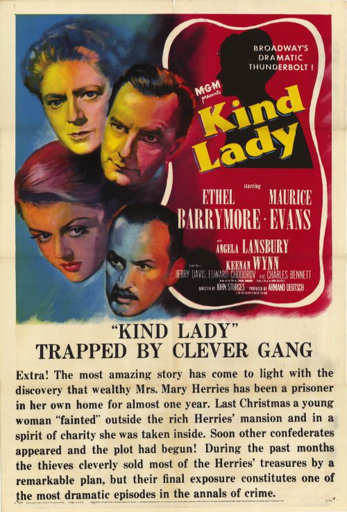 Добрая леди / Kind Lady (1951) отзывы. Рецензии. Новости кино. Актеры фильма Добрая леди. Отзывы о фильме Добрая леди