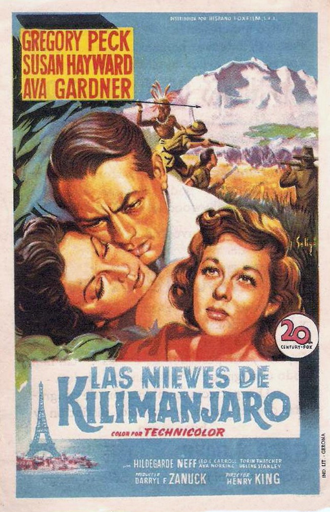 Снега Килиманджаро / The Snows of Kilimanjaro (1952) отзывы. Рецензии. Новости кино. Актеры фильма Снега Килиманджаро. Отзывы о фильме Снега Килиманджаро
