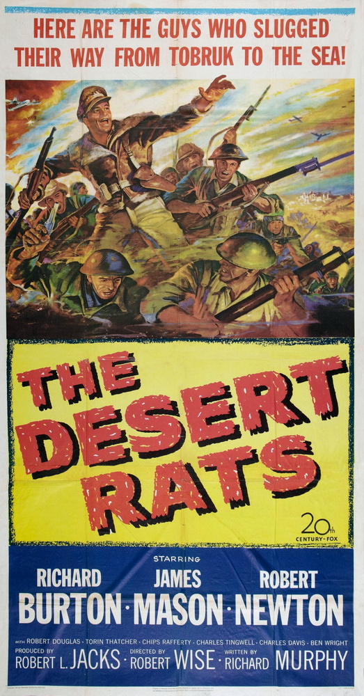 Песчаные крысы / The Desert Rats (1953) отзывы. Рецензии. Новости кино. Актеры фильма Песчаные крысы. Отзывы о фильме Песчаные крысы