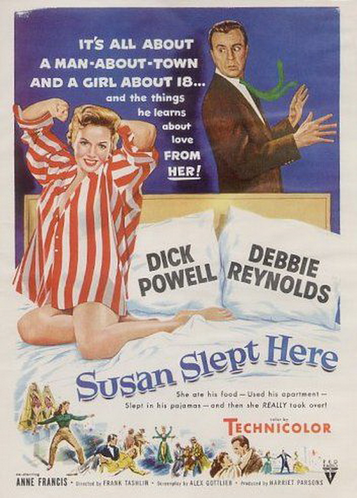 Здесь спала Сьюзен / Susan Slept Here (1954) отзывы. Рецензии. Новости кино. Актеры фильма Здесь спала Сьюзен. Отзывы о фильме Здесь спала Сьюзен