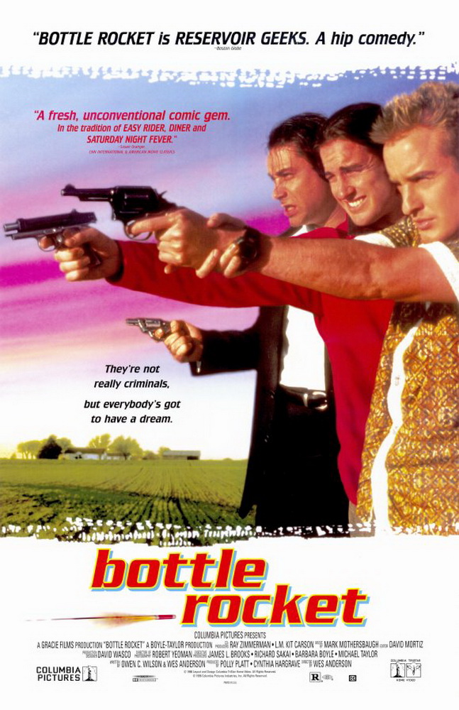 Бутылочная ракета / Bottle Rocket (1996) отзывы. Рецензии. Новости кино. Актеры фильма Бутылочная ракета. Отзывы о фильме Бутылочная ракета