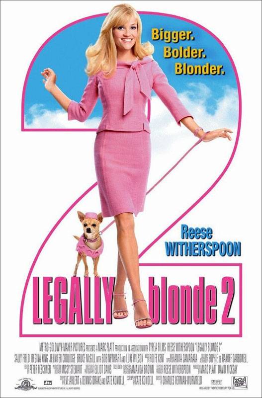 Блондинка в законе 2: Красное, белое и блондинка / Legally Blonde 2: Red, White & Blonde (2003) отзывы. Рецензии. Новости кино. Актеры фильма Блондинка в законе 2: Красное, белое и блондинка. Отзывы о фильме Блондинка в законе 2: Красное, белое и блондинка