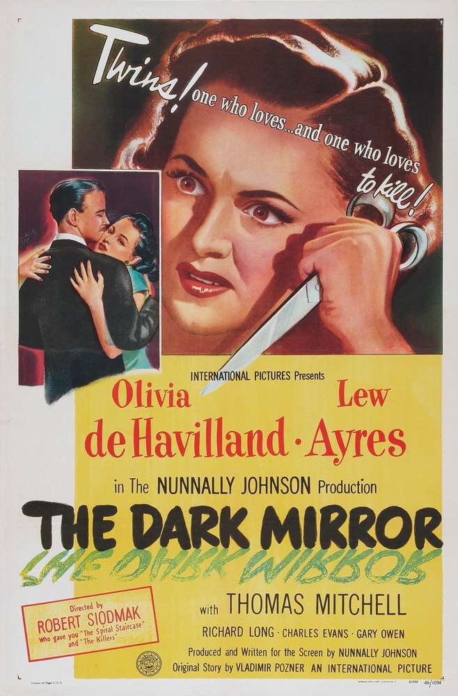 Темное зеркало / The Dark Mirror (1946) отзывы. Рецензии. Новости кино. Актеры фильма Темное зеркало. Отзывы о фильме Темное зеркало