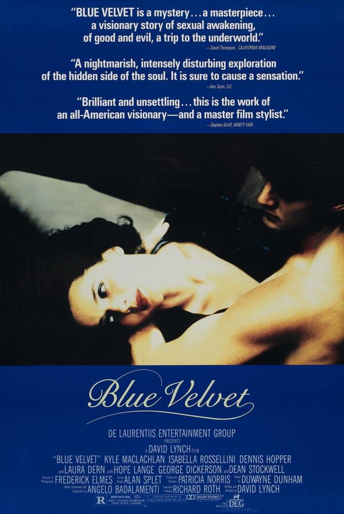 Синий бархат / Blue Velvet (1986) отзывы. Рецензии. Новости кино. Актеры фильма Синий бархат. Отзывы о фильме Синий бархат