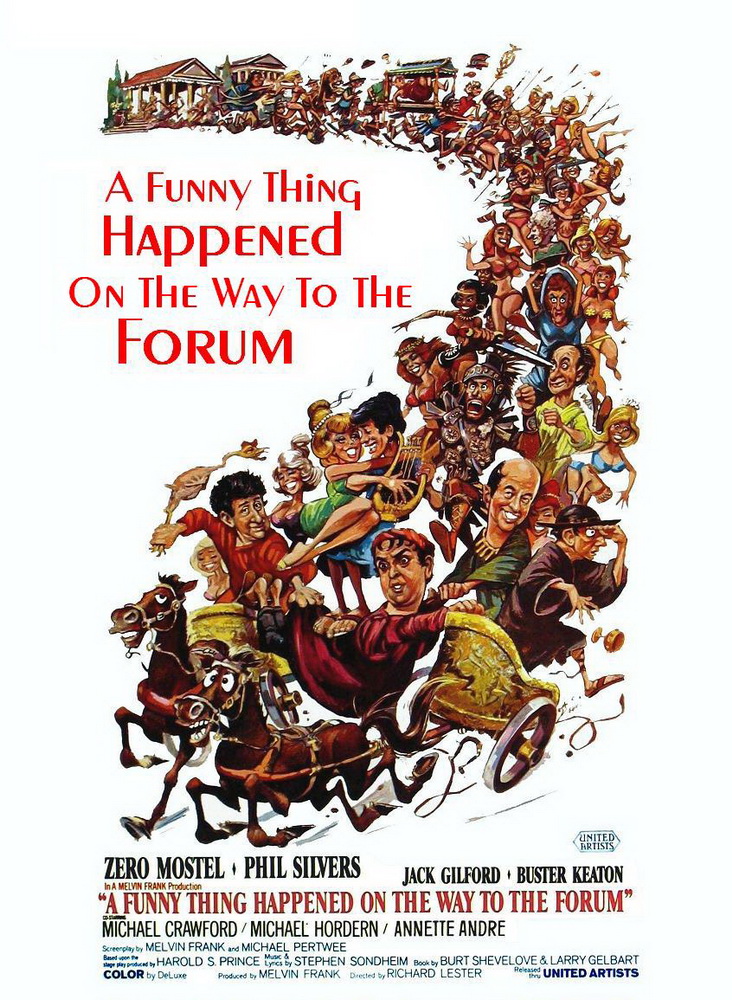 Смешное происшествие по дороге на Форум / A Funny Thing Happened on the Way to the Forum (1966) отзывы. Рецензии. Новости кино. Актеры фильма Смешное происшествие по дороге на Форум. Отзывы о фильме Смешное происшествие по дороге на Форум