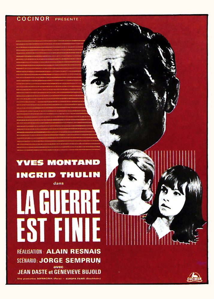 Война окончена / La guerre est finie (1966) отзывы. Рецензии. Новости кино. Актеры фильма Война окончена. Отзывы о фильме Война окончена
