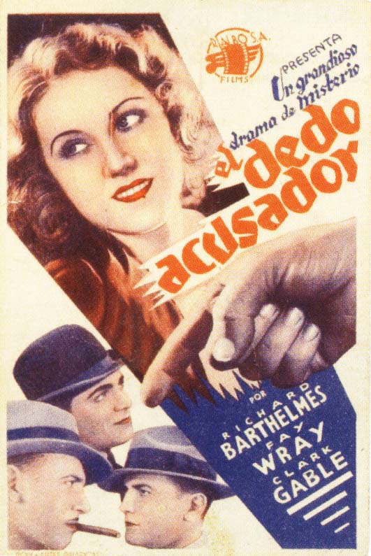 Постер N78971 к фильму Кончики пальцев (1931)