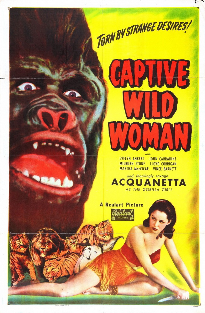 Дикая пленница / Captive Wild Woman (1943) отзывы. Рецензии. Новости кино. Актеры фильма Дикая пленница. Отзывы о фильме Дикая пленница