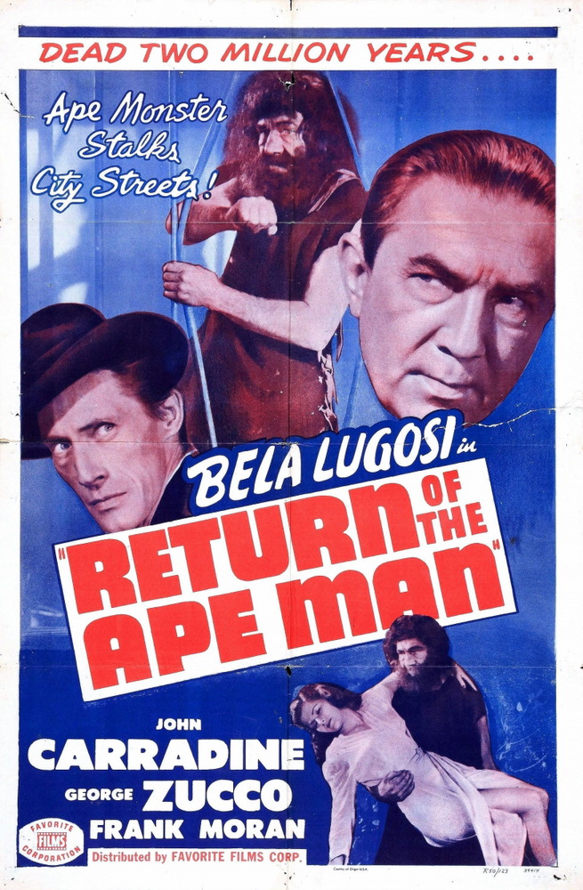 Возвращение человека-обезьяны / Return of the Ape Man (1944) отзывы. Рецензии. Новости кино. Актеры фильма Возвращение человека-обезьяны. Отзывы о фильме Возвращение человека-обезьяны