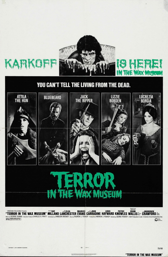 Ужас в музее восковых фигур / Terror in the Wax Museum (1973) отзывы. Рецензии. Новости кино. Актеры фильма Ужас в музее восковых фигур. Отзывы о фильме Ужас в музее восковых фигур