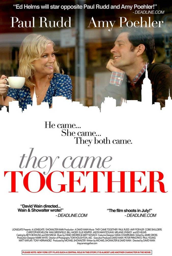 Они пришли вместе / They Came Together (2014) отзывы. Рецензии. Новости кино. Актеры фильма Они пришли вместе. Отзывы о фильме Они пришли вместе