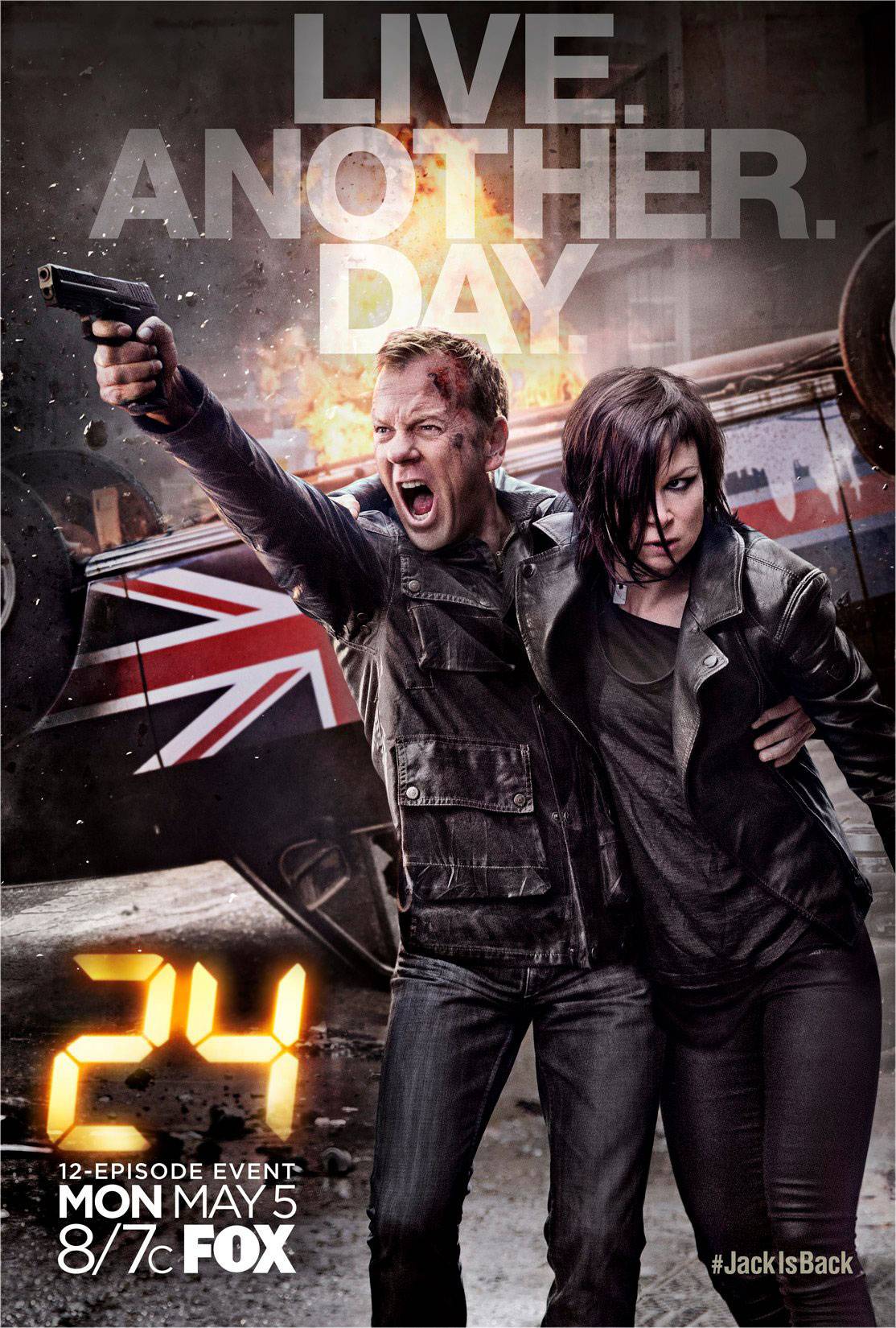 Постер N83124 к сериалу 24 часа: Проживи еще один день (2014)