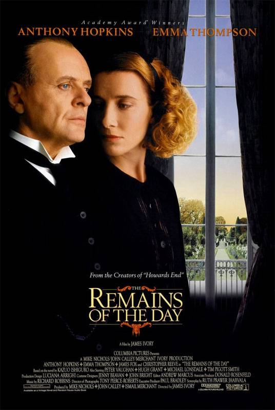 На исходе дня / The Remains of the Day (1993) отзывы. Рецензии. Новости кино. Актеры фильма На исходе дня. Отзывы о фильме На исходе дня