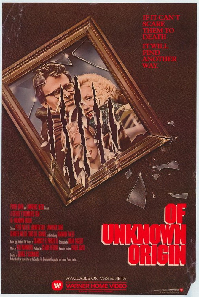 Неизвестная тварь / Of Unknown Origin (1983) отзывы. Рецензии. Новости кино. Актеры фильма Неизвестная тварь. Отзывы о фильме Неизвестная тварь