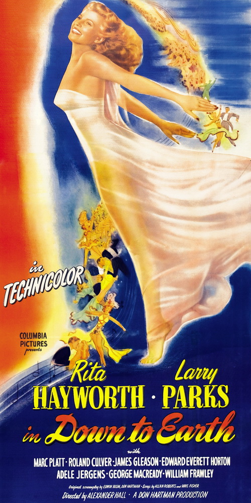С небес на землю / Down to Earth (1947) отзывы. Рецензии. Новости кино. Актеры фильма С небес на землю. Отзывы о фильме С небес на землю