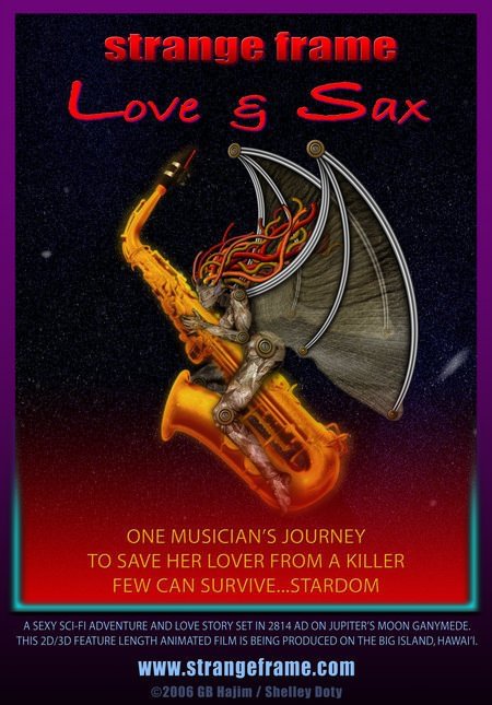 Strange Frame: Love & Sax: постер N85357