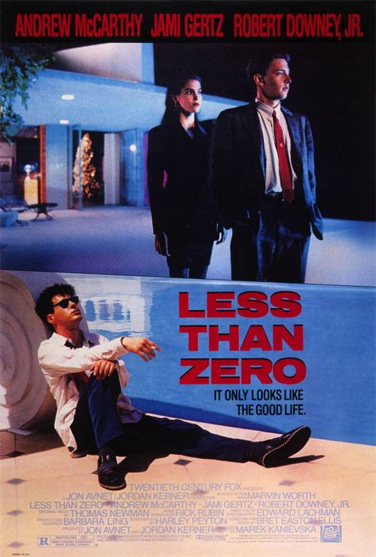 Меньше нуля / Less Than Zero (1987) отзывы. Рецензии. Новости кино. Актеры фильма Меньше нуля. Отзывы о фильме Меньше нуля