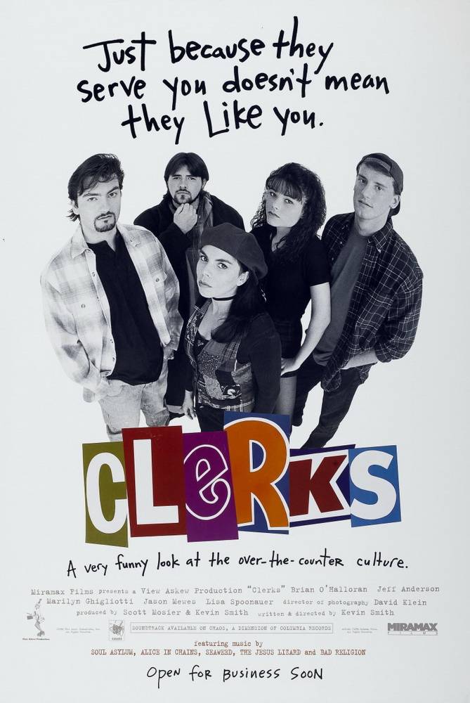 Клерки / Clerks. (1994) отзывы. Рецензии. Новости кино. Актеры фильма Клерки. Отзывы о фильме Клерки