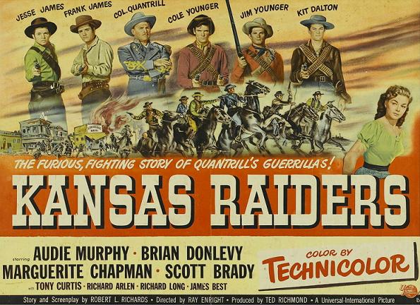 Постер N86671 к фильму Канзасские рейдеры (1950)