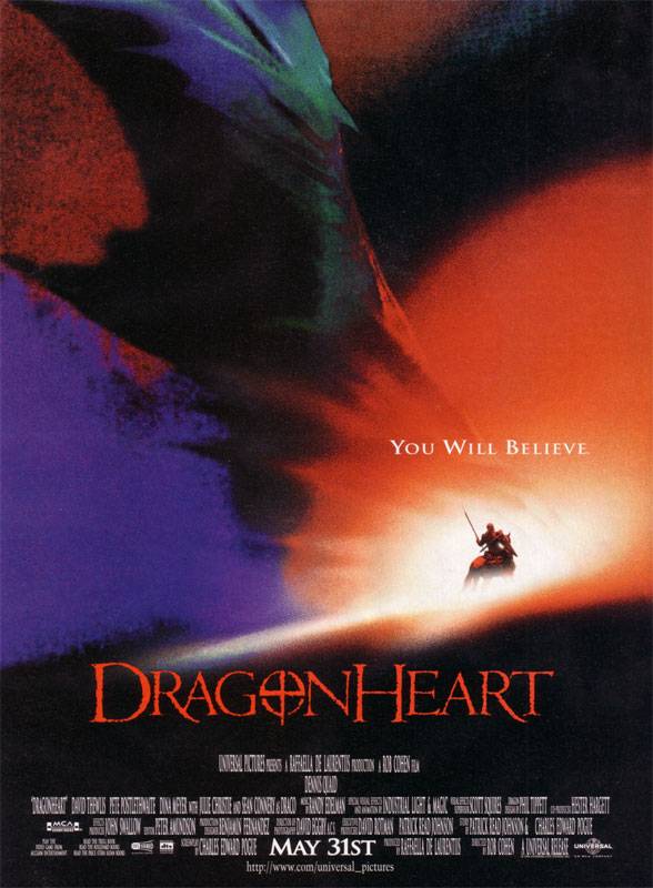Сердце дракона / Dragonheart (1996) отзывы. Рецензии. Новости кино. Актеры фильма Сердце дракона. Отзывы о фильме Сердце дракона