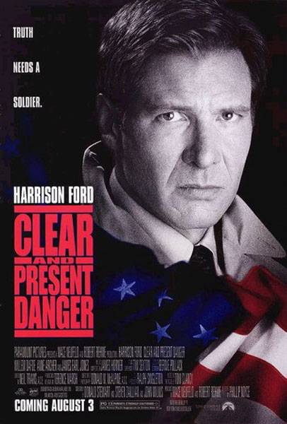 Прямая и явная угроза / Clear and Present Danger (1994) отзывы. Рецензии. Новости кино. Актеры фильма Прямая и явная угроза. Отзывы о фильме Прямая и явная угроза