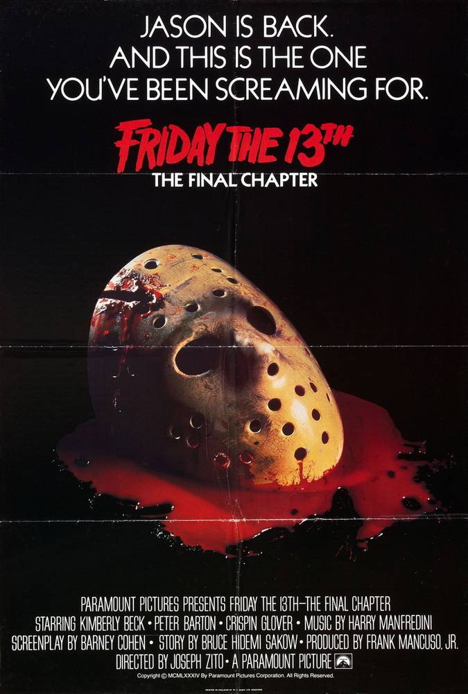 Пятница 13 - Часть 4: Последняя глава / Friday the 13th: The Final Chapter (1984) отзывы. Рецензии. Новости кино. Актеры фильма Пятница 13 - Часть 4: Последняя глава. Отзывы о фильме Пятница 13 - Часть 4: Последняя глава