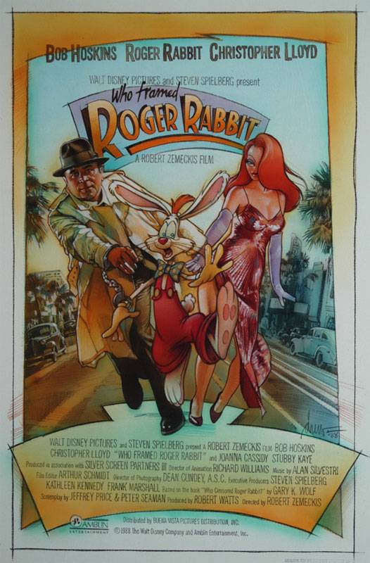 Кто подставил кролика Роджера / Who Framed Roger Rabbit (1988) отзывы. Рецензии. Новости кино. Актеры фильма Кто подставил кролика Роджера. Отзывы о фильме Кто подставил кролика Роджера