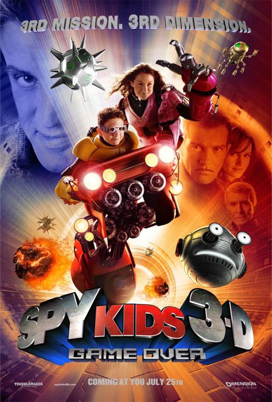Дети шпионов 3: Игра окончена / Spy Kids 3-D: Game Over (2003) отзывы. Рецензии. Новости кино. Актеры фильма Дети шпионов 3: Игра окончена. Отзывы о фильме Дети шпионов 3: Игра окончена